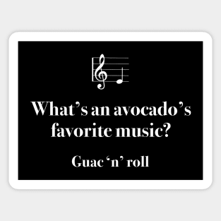 What's an Avocado's Favorite Music? Sticker